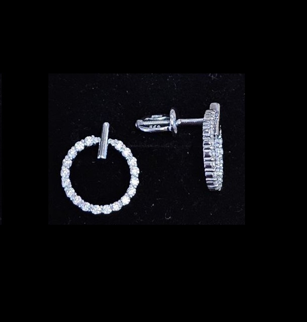 Серьги из серебра 925 пробы