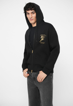 Armani Exchange UNISEX - Толстовка на молнии - Чёрный