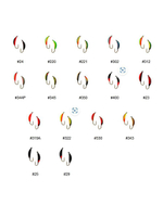 Мормышка вольфрамовая БАНАН С УШКОМ, #307, 10 шт 0,5 г