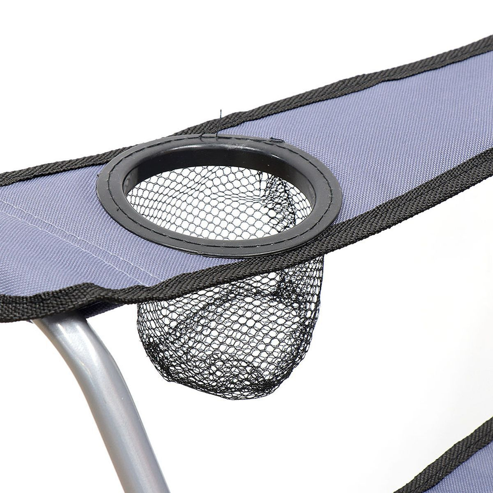 Стул-кресло 52х52х85 см, синий, с подстаканником, 100 кг, YTBC002-3919/19-3919