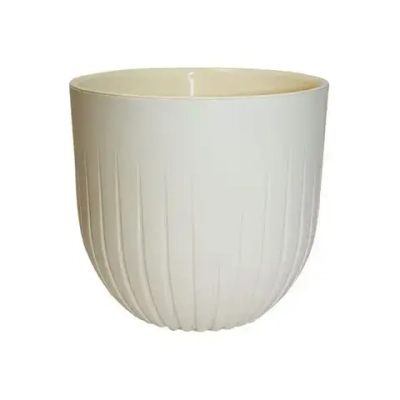 Горшок пласт. АЛЬФА ВАНИЛЬНЫЙ с вкладкой 2,9л