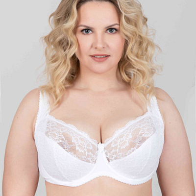 Бюстгальтер Полупоролоновая чашка Белый Прибалтика