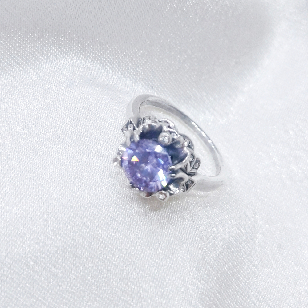 "Дурман" кольцо в серебряном покрытии из коллекции "Леди" от Jenavi