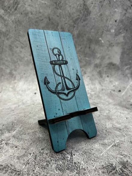 Подставка для телефона деревянная