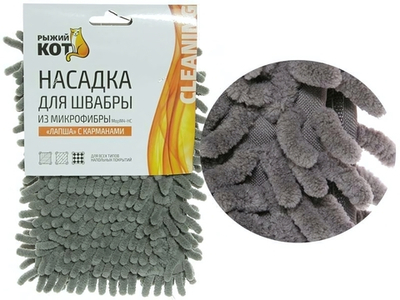 Насадка для швабры из микрофибры 14*44см "Лапша" MopM4-HС