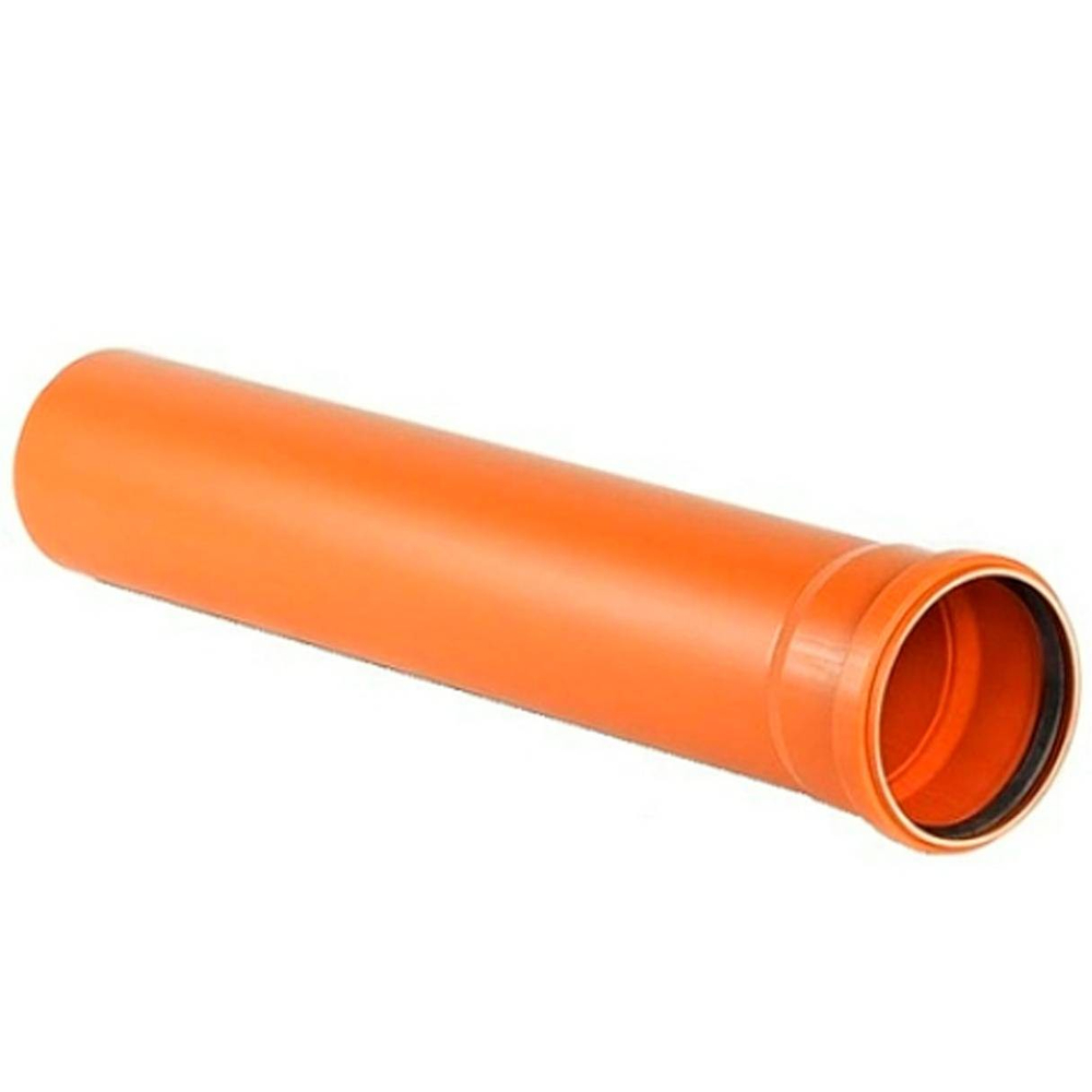 Труба для наружной канализации из ПП 110*2,7*1000 мм Политэк Пайп (10)