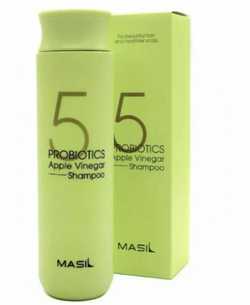 Masil Бессульфатный шампунь от перхоти с яблочным уксусом 5 Probiotics apple vinegar shampoo, 300 мл