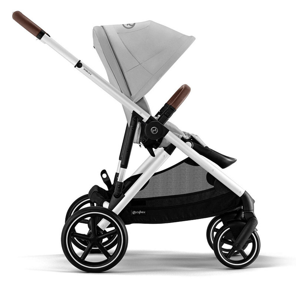 Прогулочная коляска Cybex Gazelle S SLV Lava Grey с корзиной