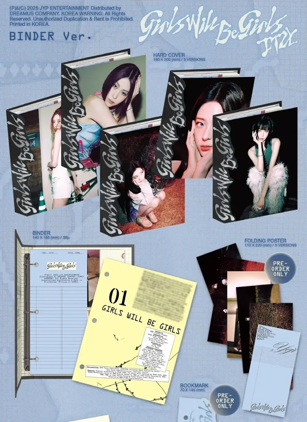 Альбом ITZY - Girls Will Be Girls [Binder ver.] (Рюджин ver.)