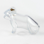 Прозрачный мужской пояс верности «Оки-Чпоки» (Цвет: прозрачный)