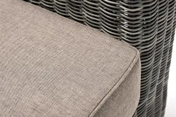 "Боно" лаунж-зона из искусственного ротанга, цвет графит