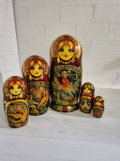 Матрешка 5 мест Конек горбунек