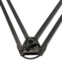 TLD-524 Black-8W-Светильник настольный на струбцине-LED-500Lm-4500K-Dimmer-Цвет-черный