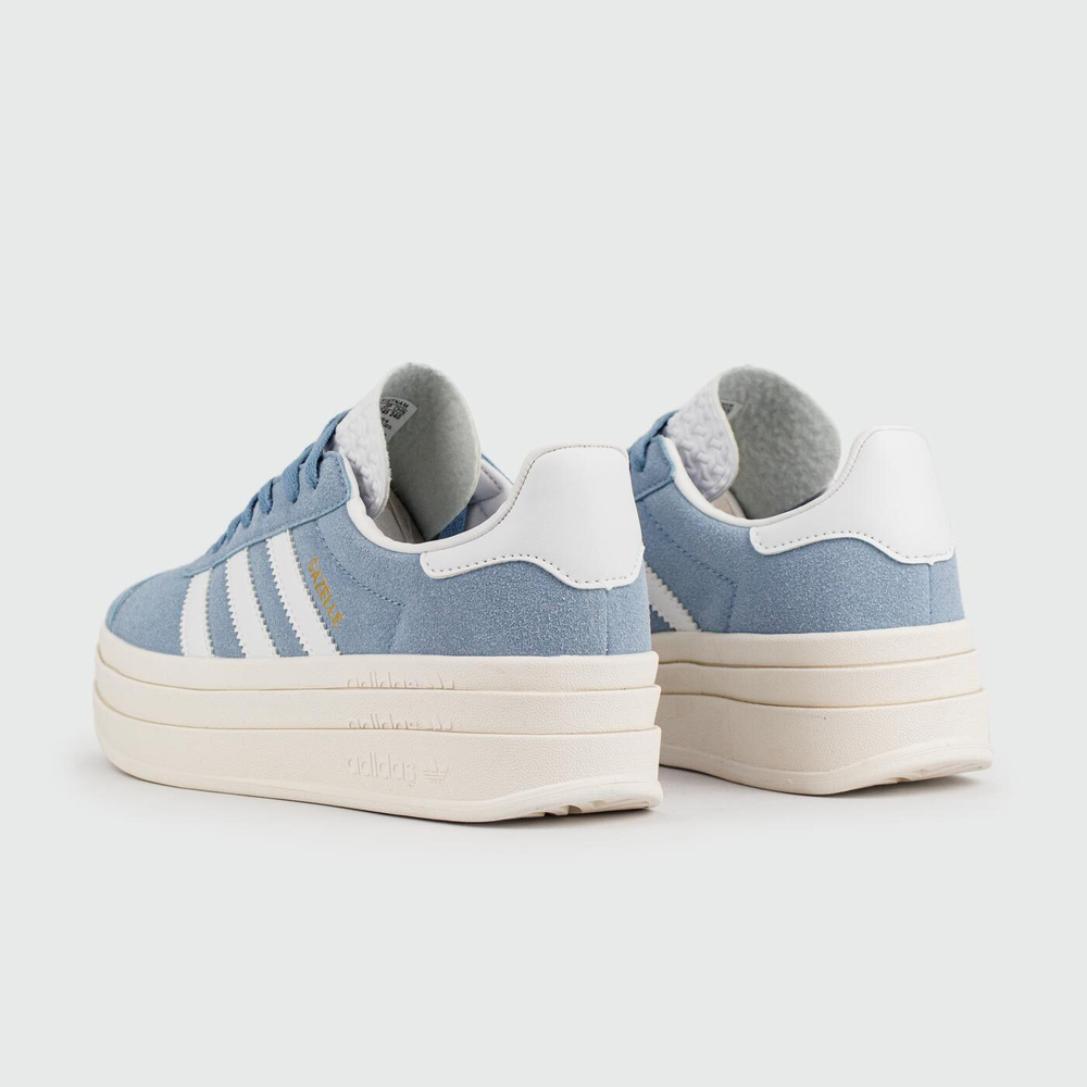 Кроссовки Adidas Gazelle Bold Sky Blue / White Wmns