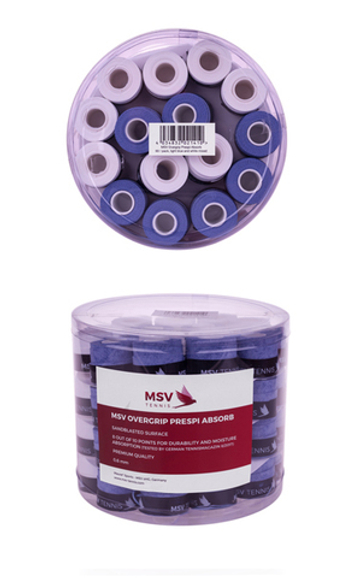 Намотка MSV Overgrip Prespi Absorb, light blue and white, 60шт/уп