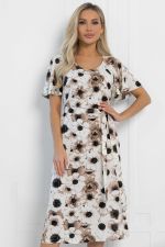 Платье Теплое лето (белое) П12877-19М LT Collection