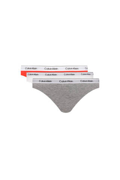 Стринги 3 пары Calvin Klein Underwear - красный(000QD5209E)