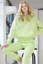 Яркое худи с капюшоном (Размер: M-L) (Цвет: персиковый)