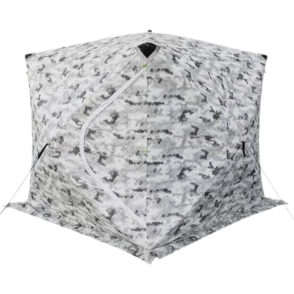 Палатка КУБ DT-2032 Утеплённый трёхслойный КАМУФЛЯЖ 220х220х210 см
