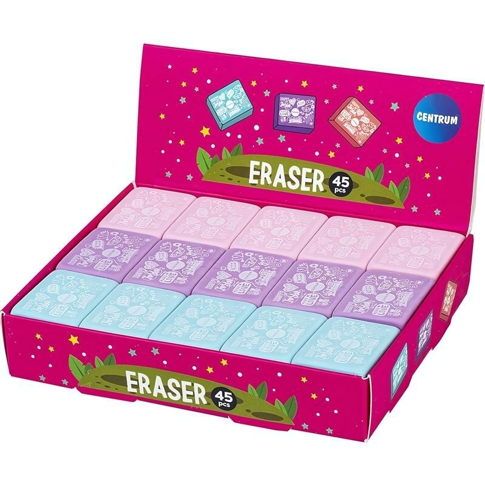 Ластик 31*22*7мм. синтетический каучук "Мини прямоугольники" (Центрум)