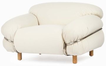 Кресло Fenti бежевая ткань 