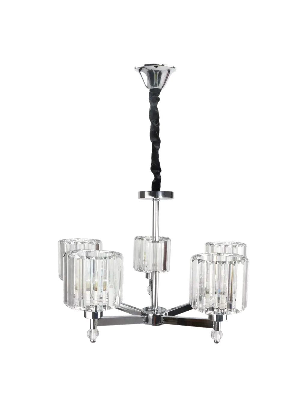 Потолочная люстра 5*E27*60Вт хром