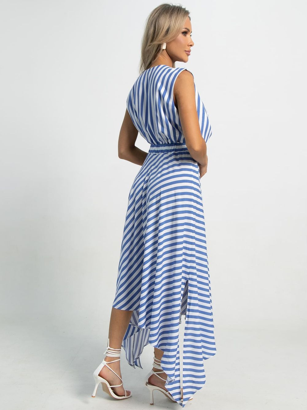 Платье Росарио (бело-голубое) П15699-39М LT Collection
