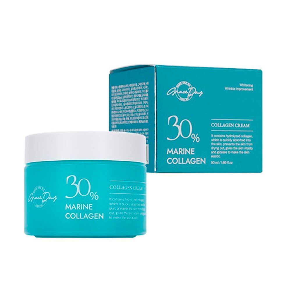 Крем для лица с коллагеном антивозрастной GRACE DAY Marine Collagen Cream 50 мл