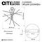Подвесная люстра Citilux Стиг черный CL203261