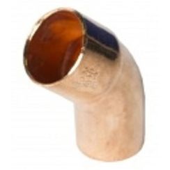 Полуотвод HAILIANG медный 45гр. однораструбный, 22 мм (EN1254-1)(25/300)