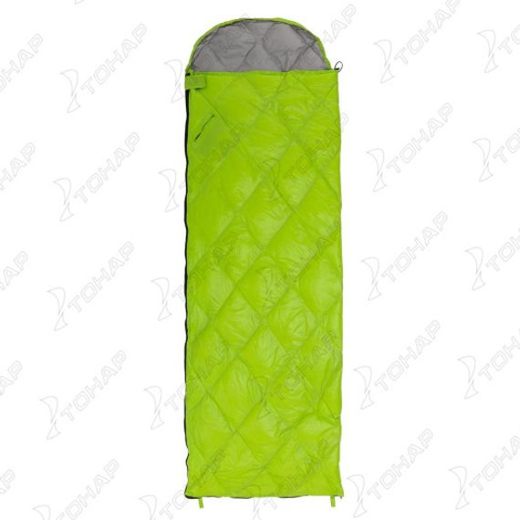 Спальный мешок пуховый (190+30)х75см (t-5C) зеленый (PR-YJSD-25-G) PR