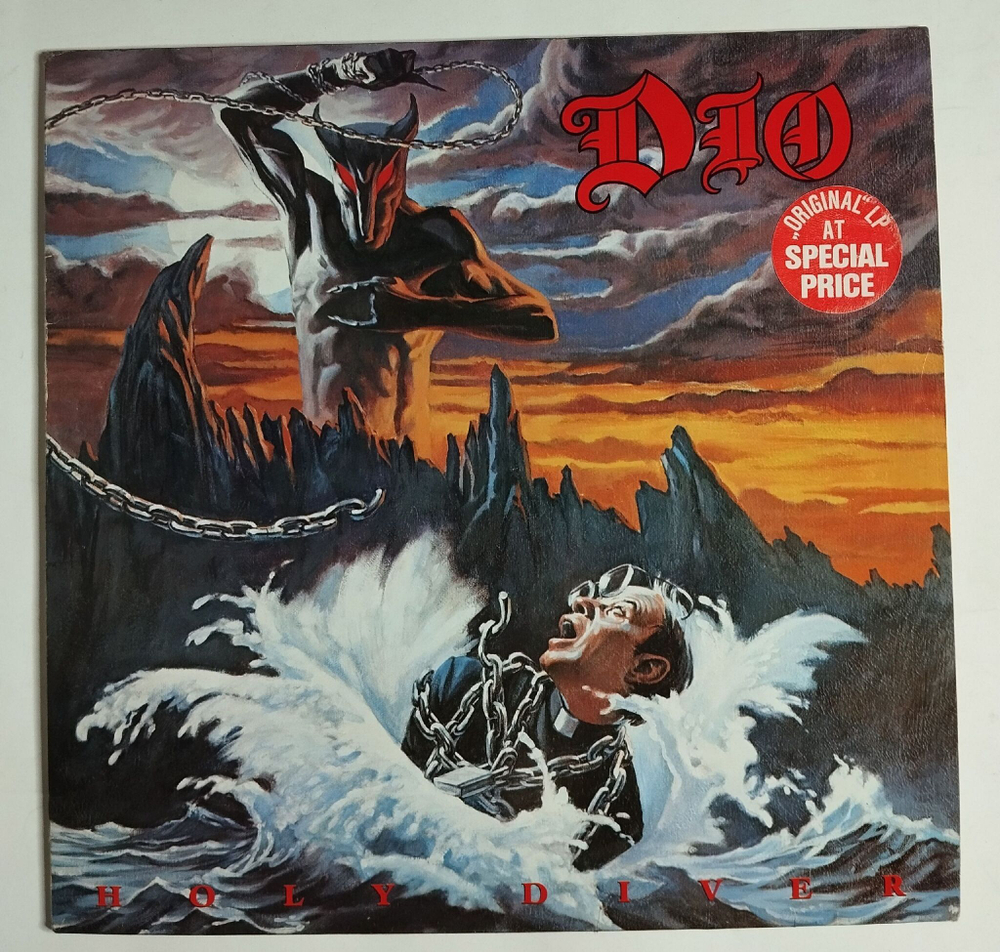 Винтажная виниловая пластинка LP Dio Holy Diver (Germany 1983)