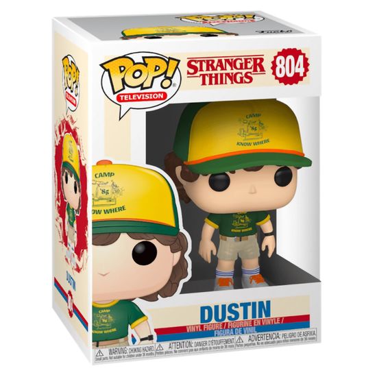 Фигурка Funko POP! TV Stranger Things S3 Dustin (At Camp) (804) 38532 / Фигурка Фанко ПОП! по мотивам сериала "Очень странные дела", Дастин Хендерсон