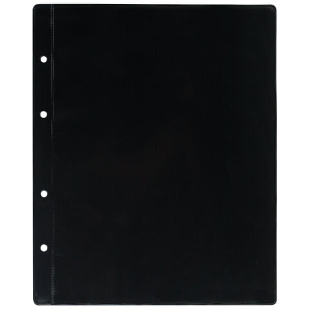 Листы-вкладыши разделители для альбома "Оптима" М9-0, 200х247 мм, черные, РЛ