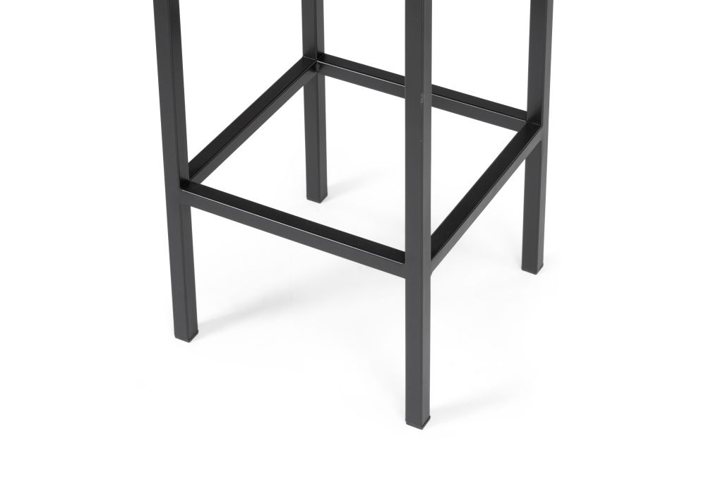 Барный стул Лофт катания изумруд / черный матовый