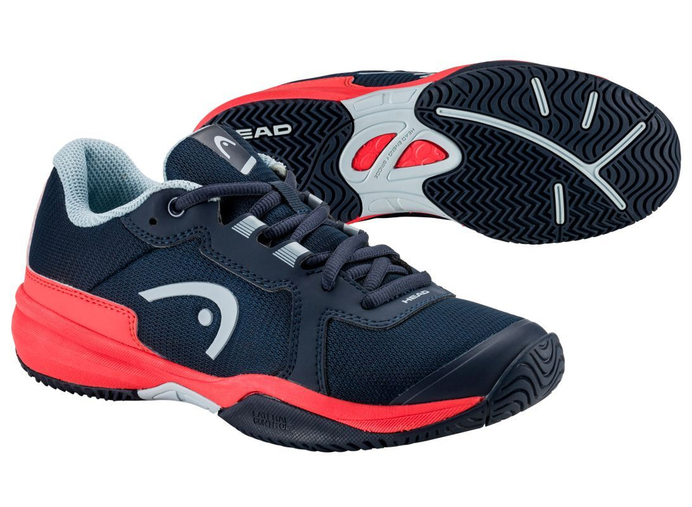 детские Кроссовки теннисные Head Sprint 3.5 - blueberry/fiery coral