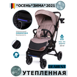 Прогулочная коляска DEAREST 819 New 2021 Шампанское (чёрная рама)