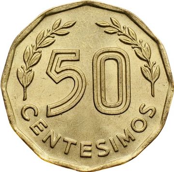 50 сентесимо 1981 Уругвай