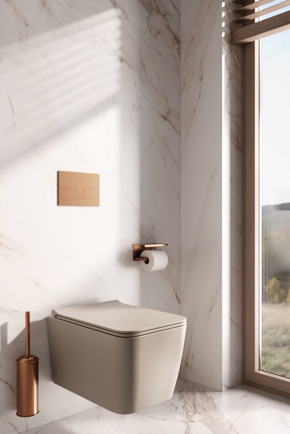 Zen подвесной унитаз с крышкой DAPHNE