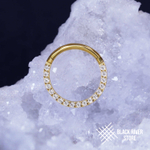 Кликер Side Crystal PVD Yellow 1.2мм