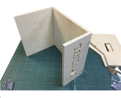 Ящики (2 шт.) для хранения до 100 х 2 виниловых пластинок I.LOVE.VINYL, бежевый, без покраски (2ILVBOX100)