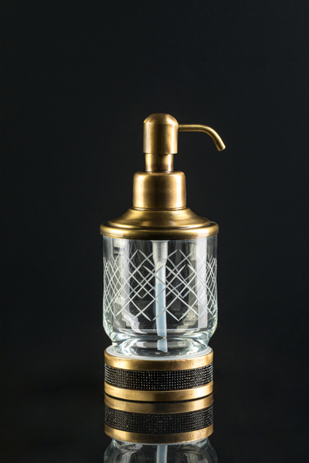 Boheme Настольный диспенсер ROYALE CRISTAL ХРОМ