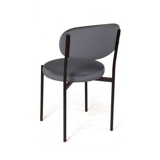 Стул Mason, бархат серый 27