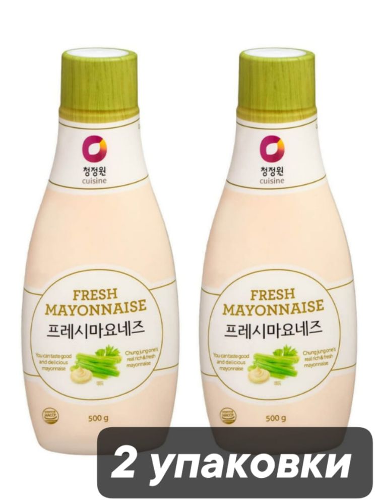 Майонез Daesang Mayonnaise Нежный 500 г, 2 шт