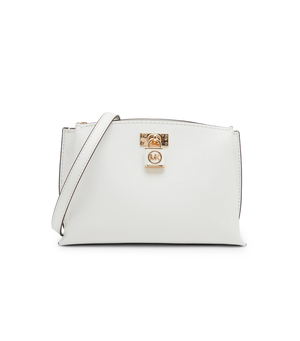 кожаная сумка-мессенджер Michael Kors - белый(30S3GR0M2L)
