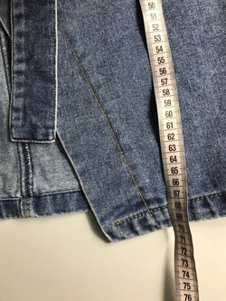 Юбка джинсовая интересного и стильного кроя 46 размера