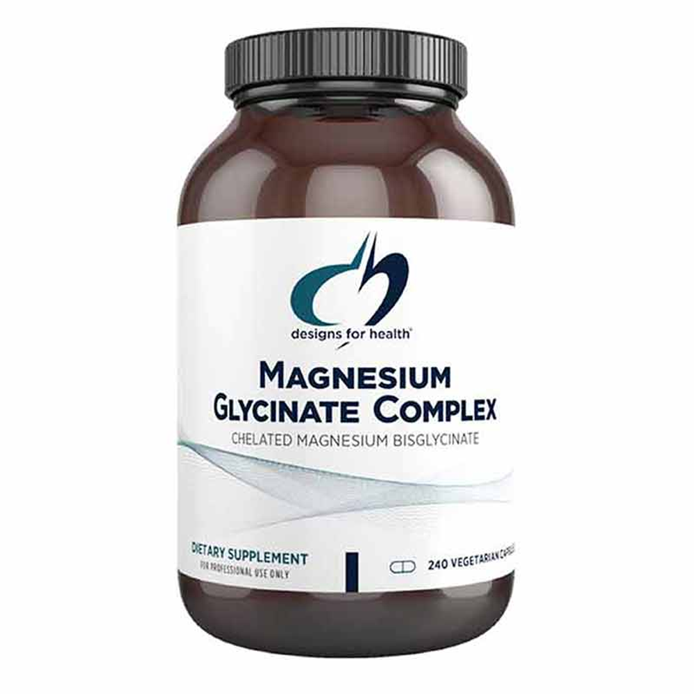 Designs For Health - MGC120 - Magnesium Glycinate Complex - 120 capsules