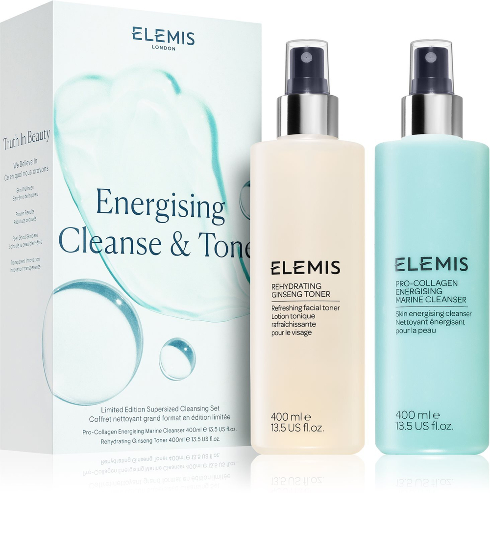Elemis Energising Cleanse & Toner - подарочный набор (для идеального очищения кожи) /   / GTIN 641628888078