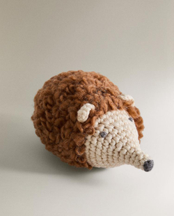 ZARA HOME ВЯЗАНАЯ ИГРУШКА ДЛЯ ДОМАШНИХ ЖИВОТНЫХ В ФОРМЕ ЁЖИКА