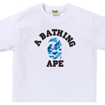 A Bathing Ape Bathing Ape Ss26 Футболка белый синий